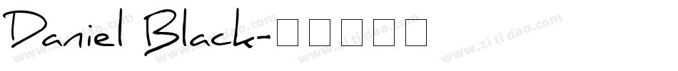 Daniel Black字体转换